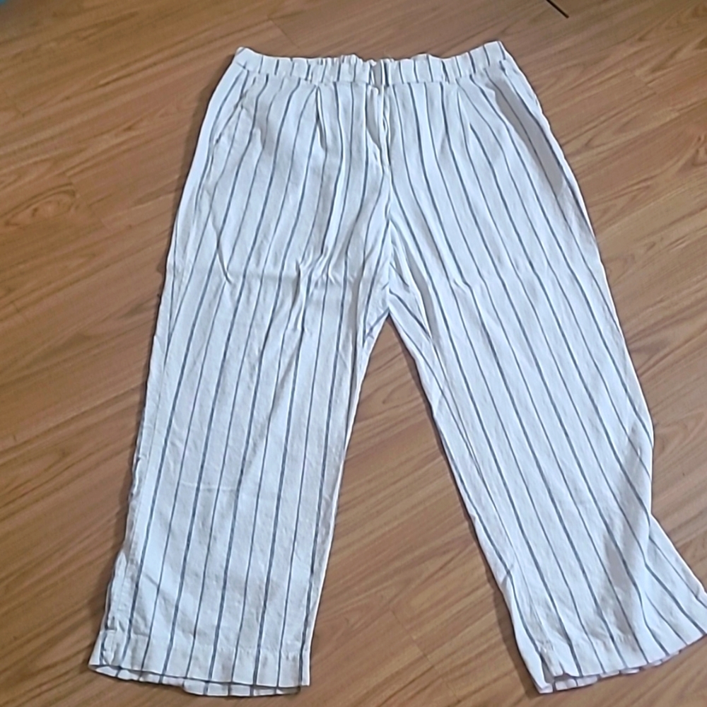 Linnen striped pants